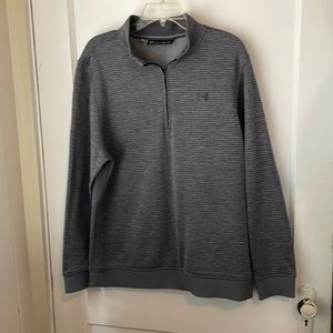 Under Armour Loose Fit COLDGEAR Men’s Sz LG Pullover Fleece Lined Shirt